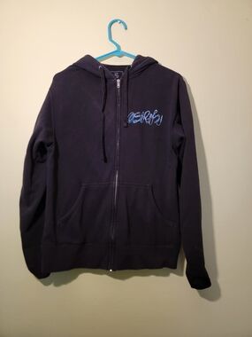 Osiris Black Hoodie with Teal Accent